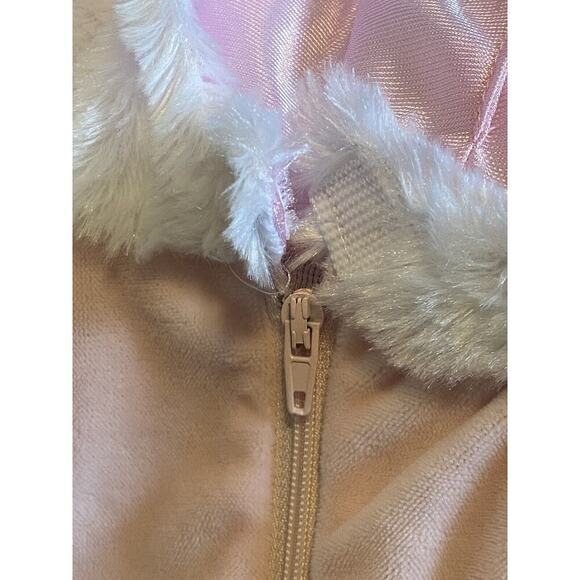 Baby Girls Unicorn Costume Bunting Sack Size 3-6 Months Soft Zipper Cozy - Picture 3 of 8